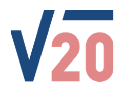 V20 logo